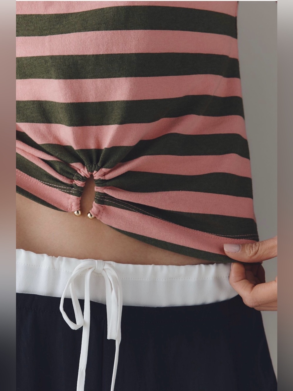 Anthropologie Cotton Hardware Tee - Picture 2 of 14